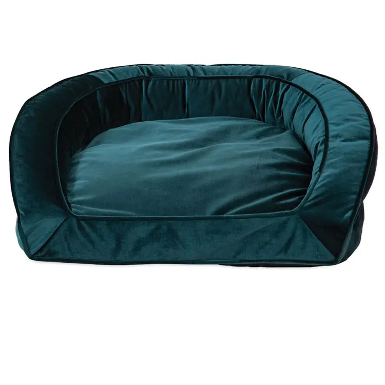 Conventional Luxurious Cool and Classic Mixture No Bumper Dutch Fleece Dog Bed Bolster