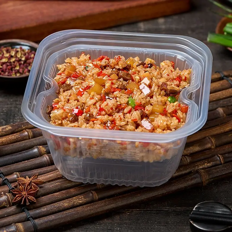 Best-selling 260g boxed fish fragrant shredded pork mushroom meat self-heating rice, lazy fast food. Korean Cuisine oem
