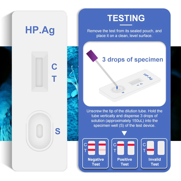 Infectious disease detection H. Pylori Infection HP Antigen Rapid Test