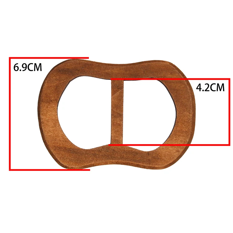 High-Quality New Design Wholesale Retro Popular  Wood Women Coat Belt Buckles