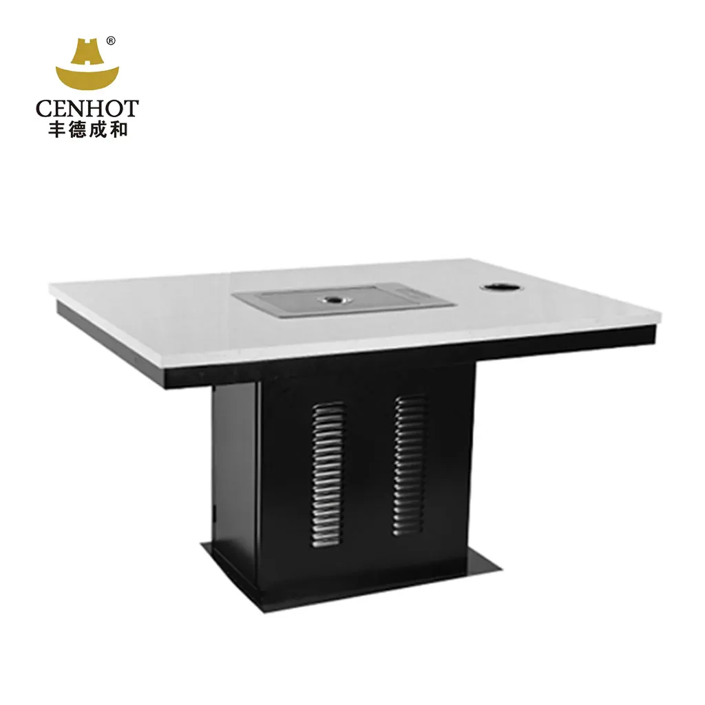 CENHOT Built in Japanese BBQ Grill Table Yakiniku Table For Restaurant