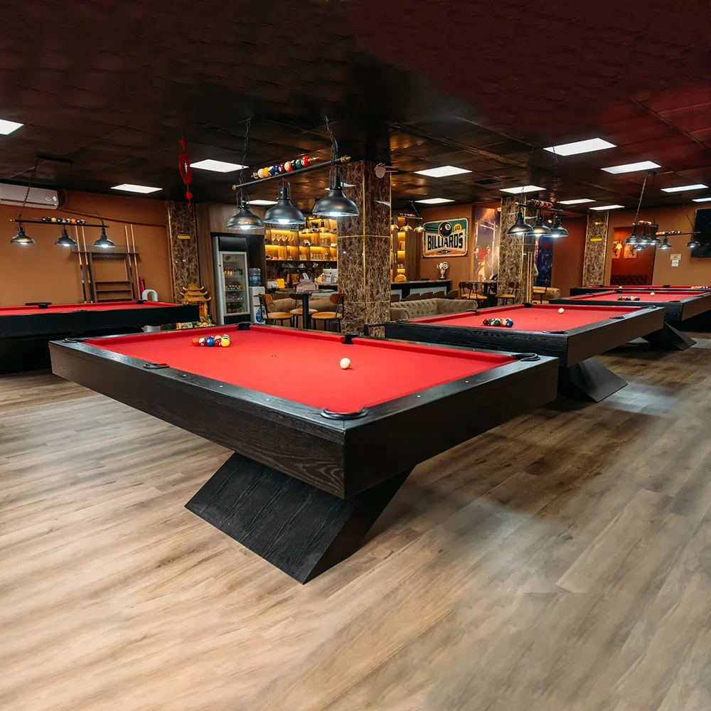 Pool Table Manufacturer Solid Wood and Marble Slate Pool Table Price For Sale