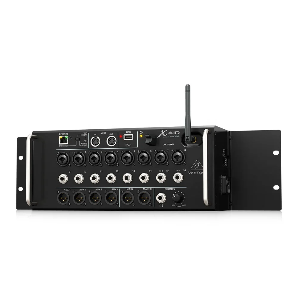 Behringer X Air XR16 Digital Mixer 16-Channel Pa Sound System Studio Console Stage Live Show Music Equipment