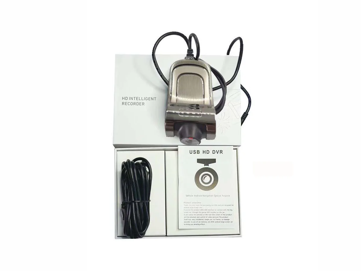 Full hd 1080P back 720P black box Dual camera USB night vision for large screen  android vehicle CAR DVR smart dash cam ADAS