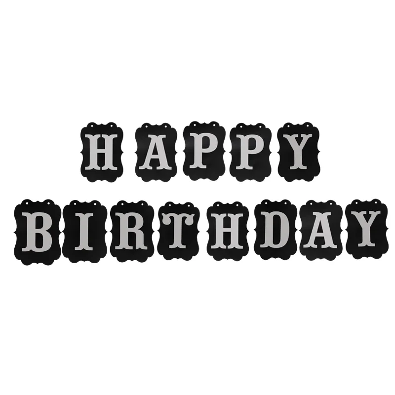 Баннер на день рождения 17*12 см, украшение для детского дня рождения, воздушные шары, принадлежности для празднования вечеринки, украшения