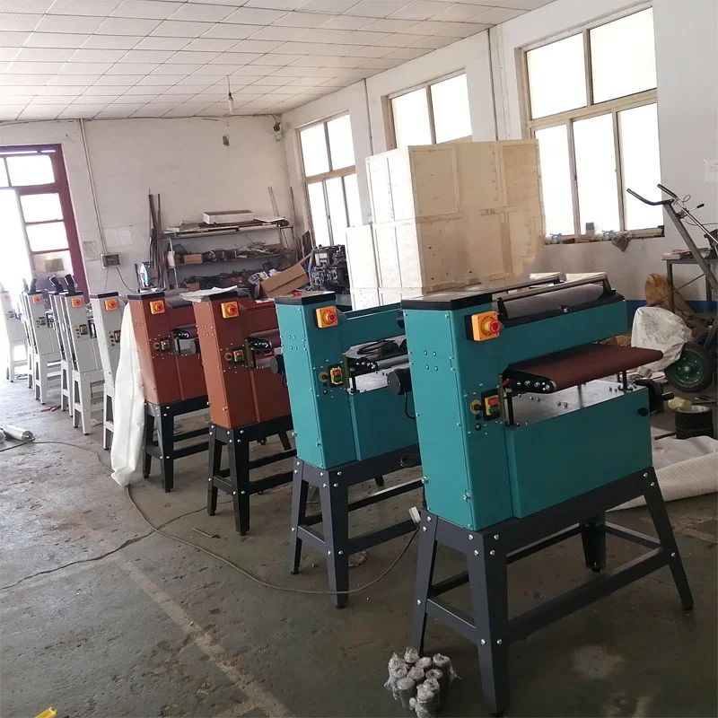 ZS18-A wide sandpaper leather burnishing  wood polishing small drum sander machine