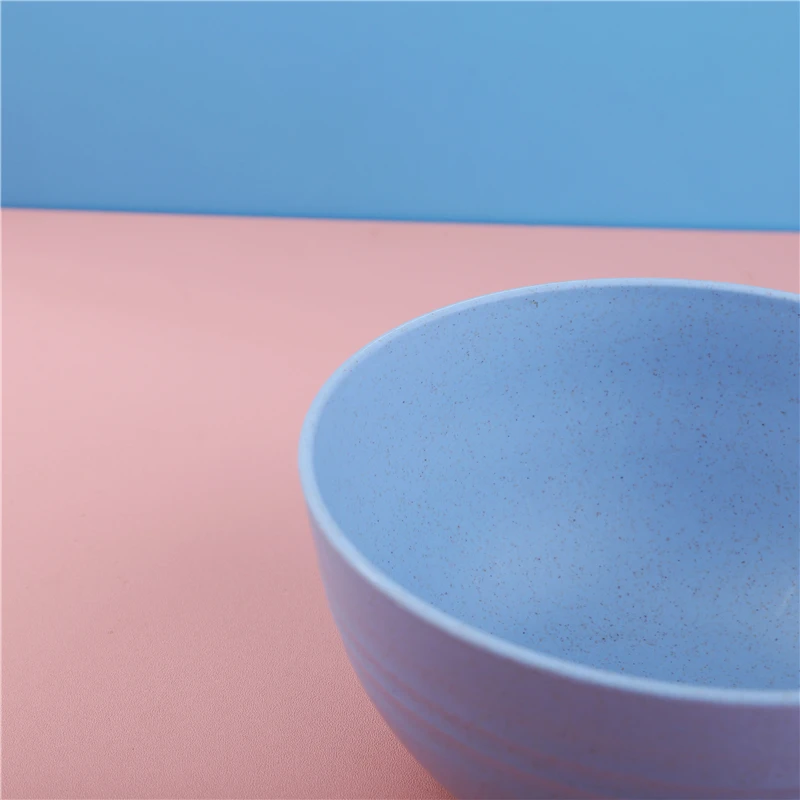 Cheap Reusable Kitchen Eco Friendly Plastic Wheat Straw Food Salad rice Soup Bowl