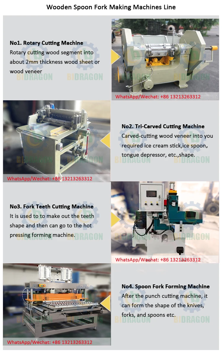 Wood Spoon Fork Production Line Wooden Cutlery Making Machine