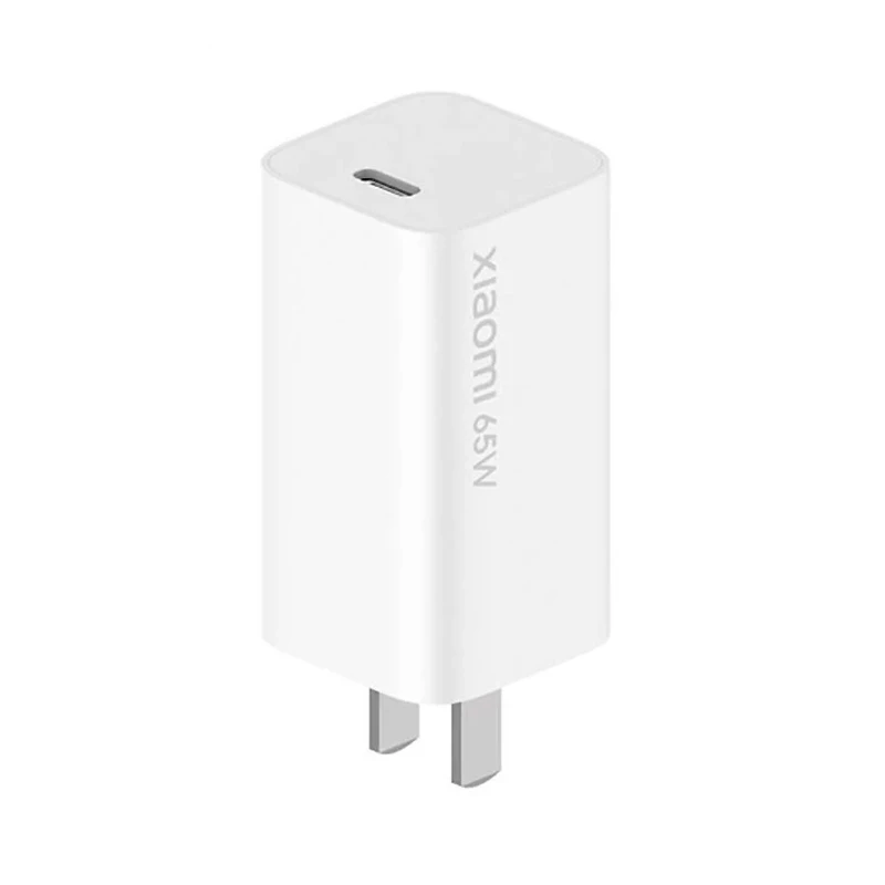 Original Xiaomi Mi 65W Fast Charger GaN Tech USB Type-C 20V-3.25A EU US Socket Plug Quick Charger for  Business Travel Laptop