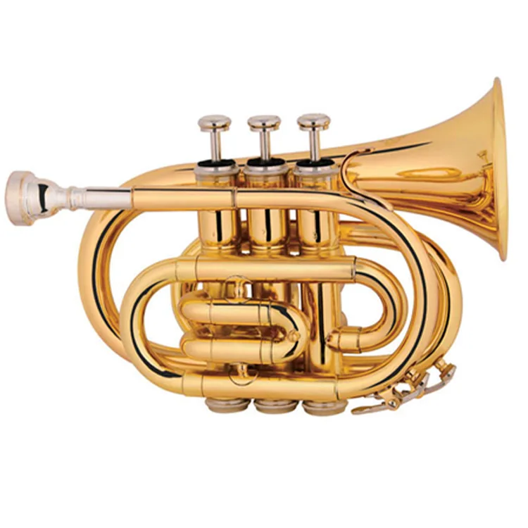 GOOD POCKET TRUMPET Bb KEY NEW STYLE WHOLESALE