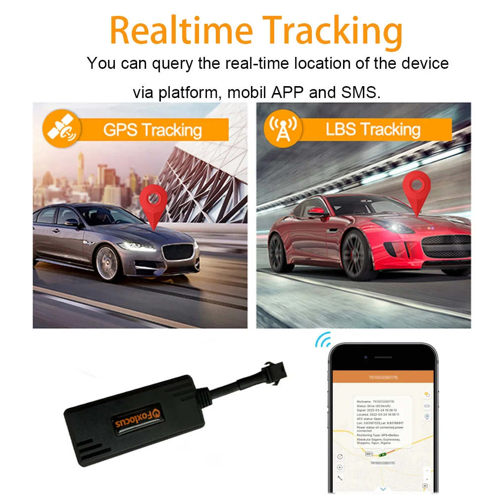 Легко установить 4G Автомобильный GPS трекер устройство без платформы заряжается с сигнализацией о вибрации гео-забора и предупреждением превышении скорости