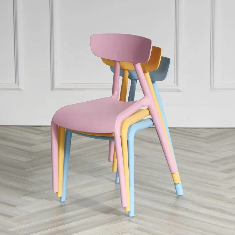 Morezhome unique stackable plastic modern kids chair