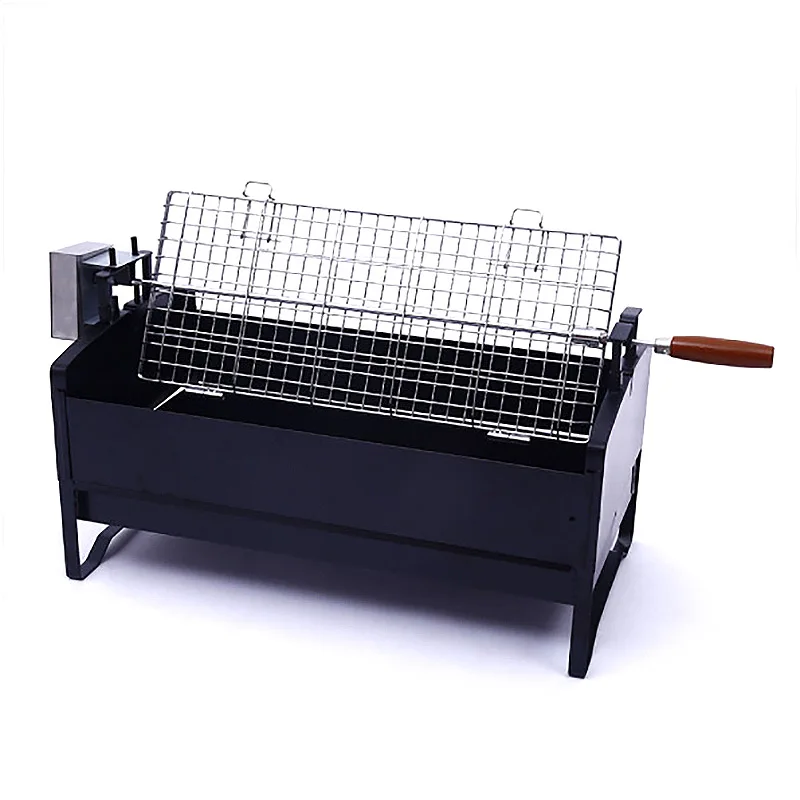 Dual-purpose rotisserie 12V motor rotates BBQ grill the rotisserie for e Outdoor Cooking