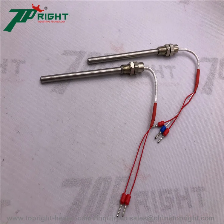 5x80mm  high temperature   pt100  sensor