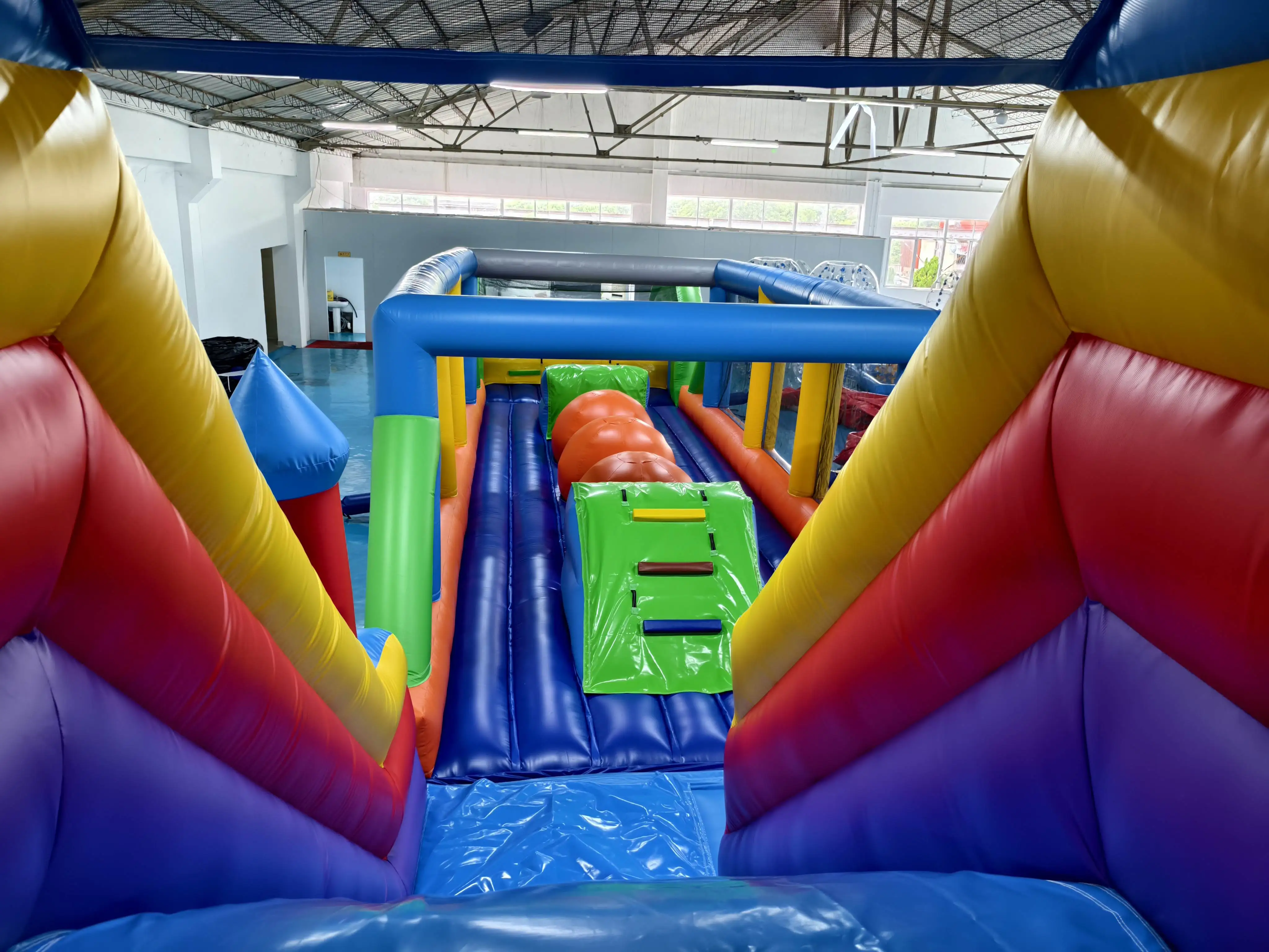 High Quality Customizable Outdoor inflatable games inflatable obstacle course for adults inflatable paintball obstacles for kid