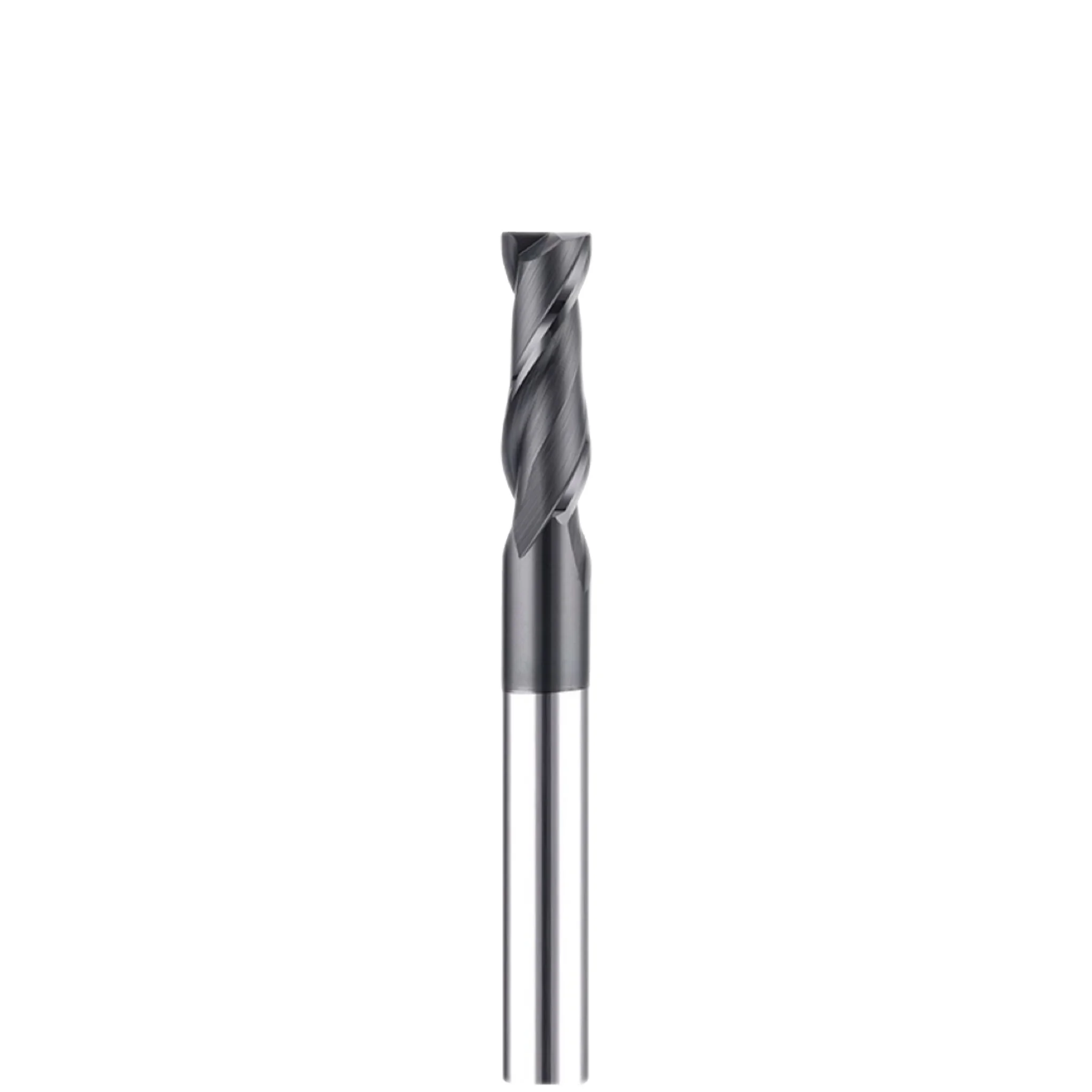 BKS Long Tool Life Carbide CNC 2 Flutes Corner Radius End Mill Cutters For Carbon fiber