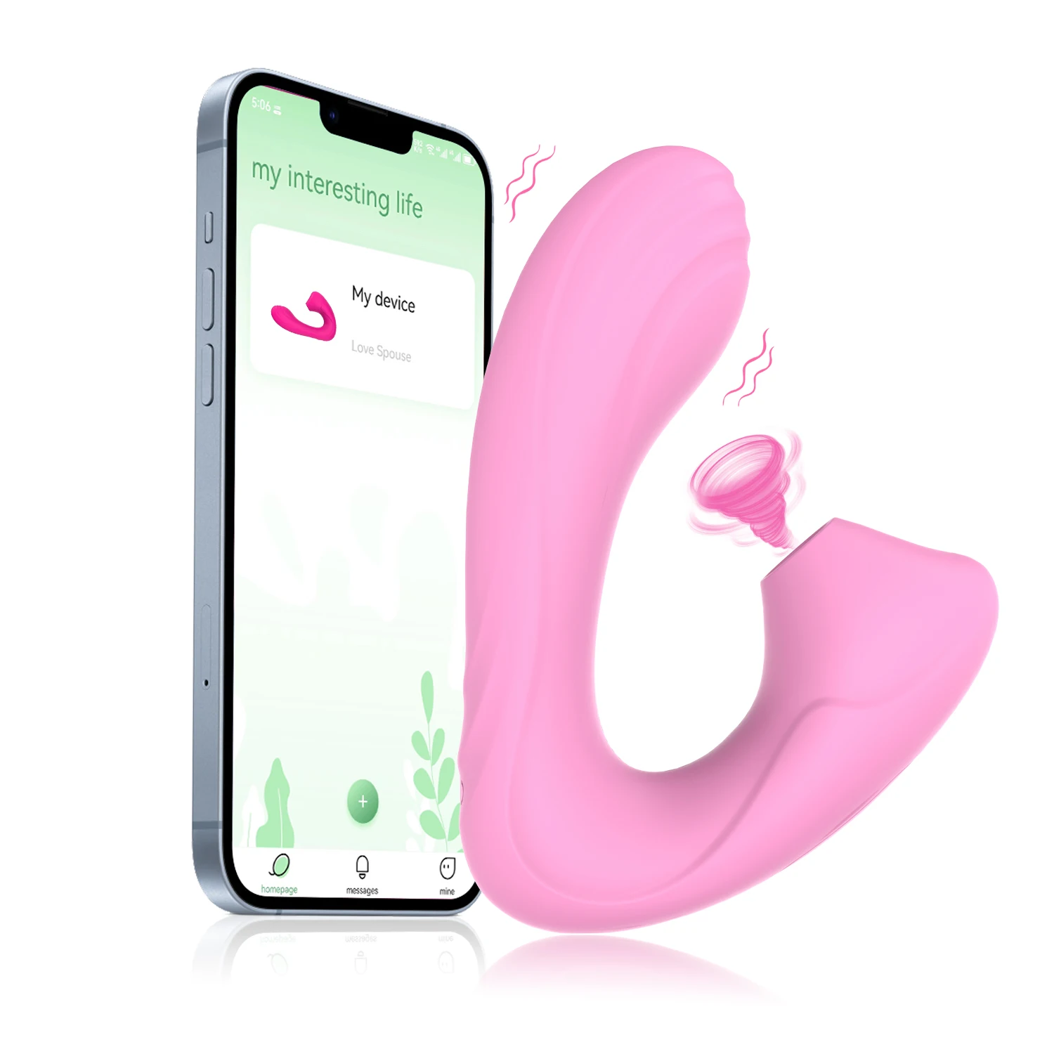 Hot Sell Vibrador Wearable 10-frequency Vibration Sucking Sex Vibrator App Remote Control Vibrators for Women