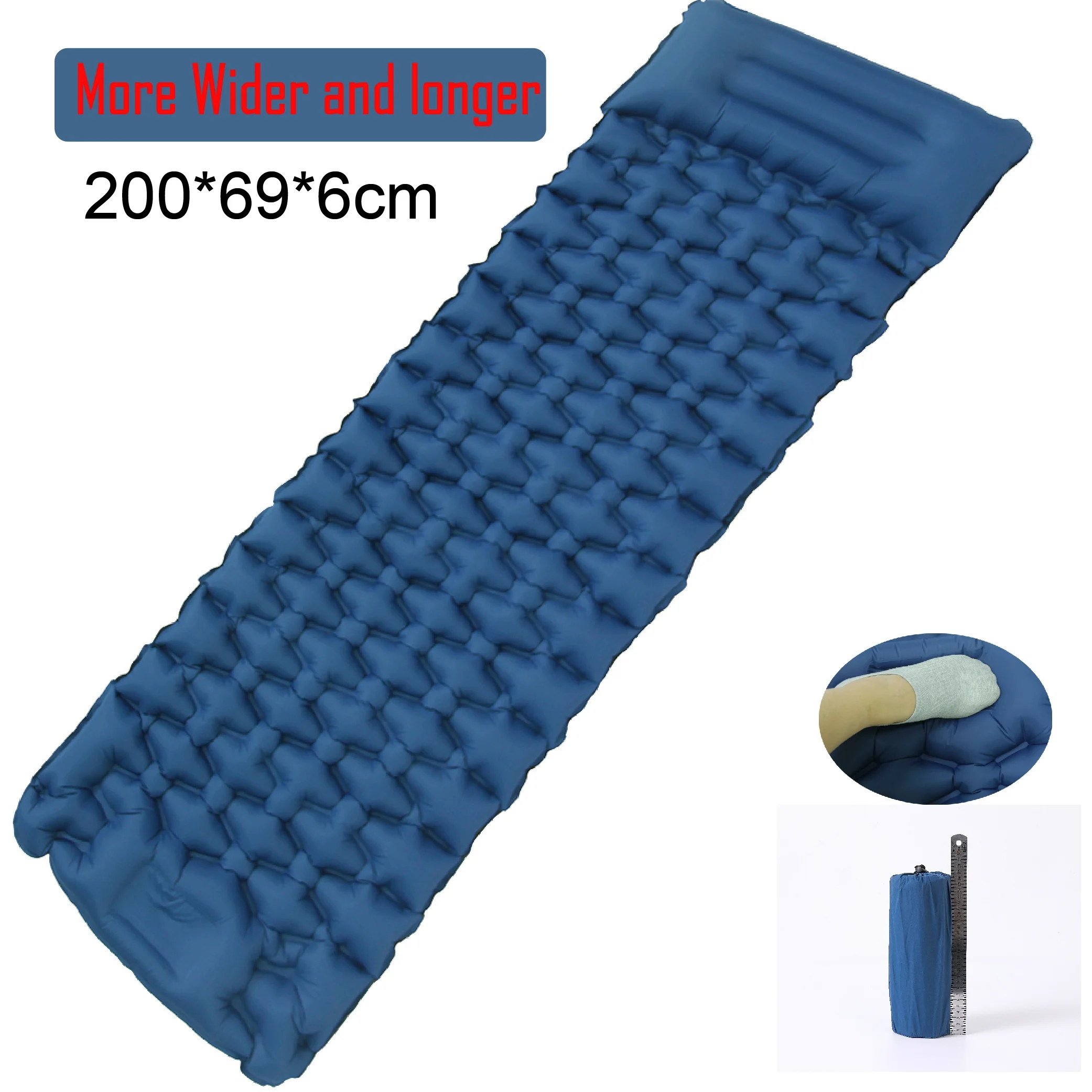
Super Quality Self-inflating Camping Mat Sleeping Mats with Pillow Camping Sleeping Mat for Outdoor Gear 2021 