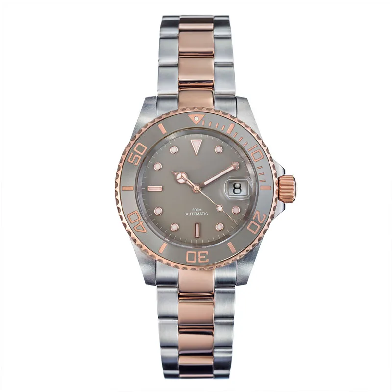 Sapphire Crystal Automatic 20 ATM Men Stainless Steel Diver Watch