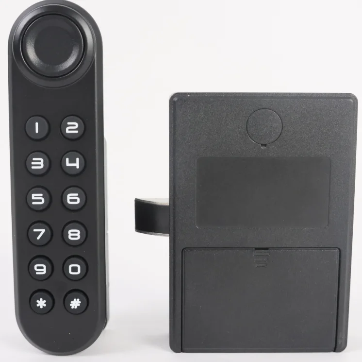 Qidots Electronic Keyless Security Drawer File Locker Lock Smart Digital Biometric Fingerprint Cabinet Lock with Tuya App