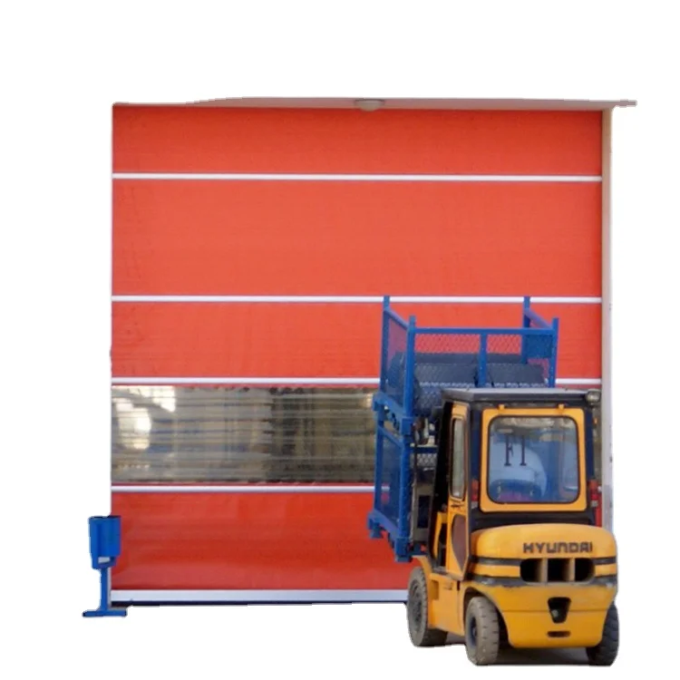 CE Certified Fast Rapid Automatic Industrial PVC High Speed Rolling Fabric Roll Doors