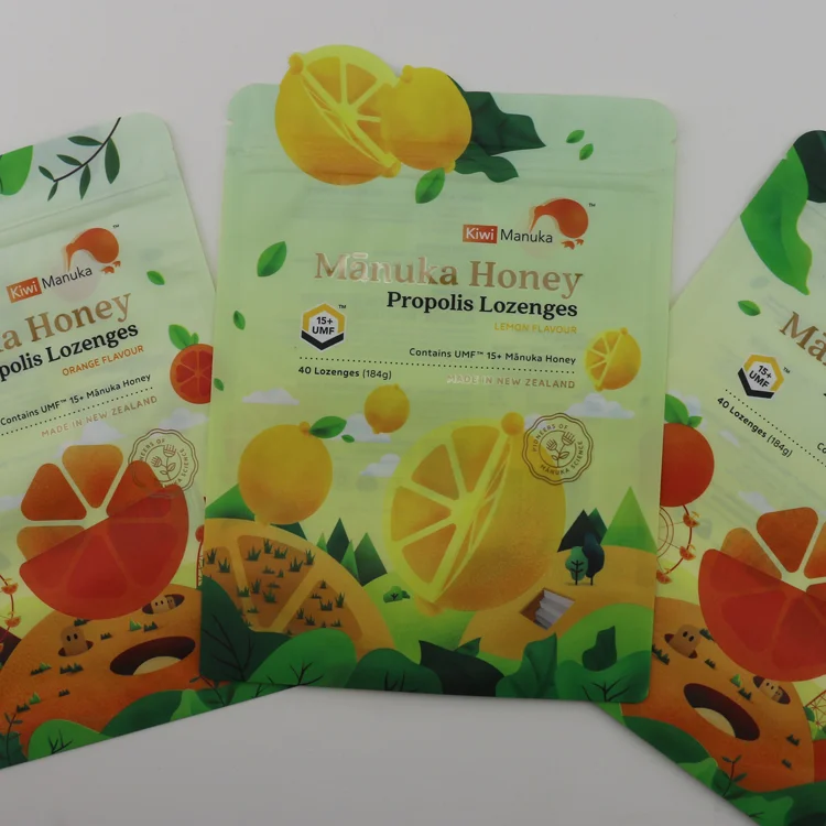 Factory direct sales can customize printed plastic bags food packaging polyester film bag with window