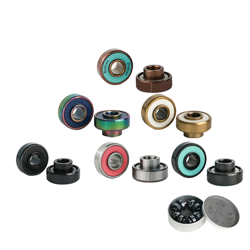 Wholesale Custom High End Swiss Skateboard Ball Bearings Bearing  608 22X8X7Mm Skateboard Bearings Set With Tube Packaging