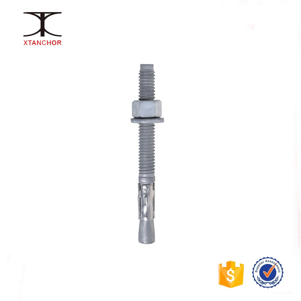 M12 * 70 класс 4 8 Клин якорь/синий оцинкованный