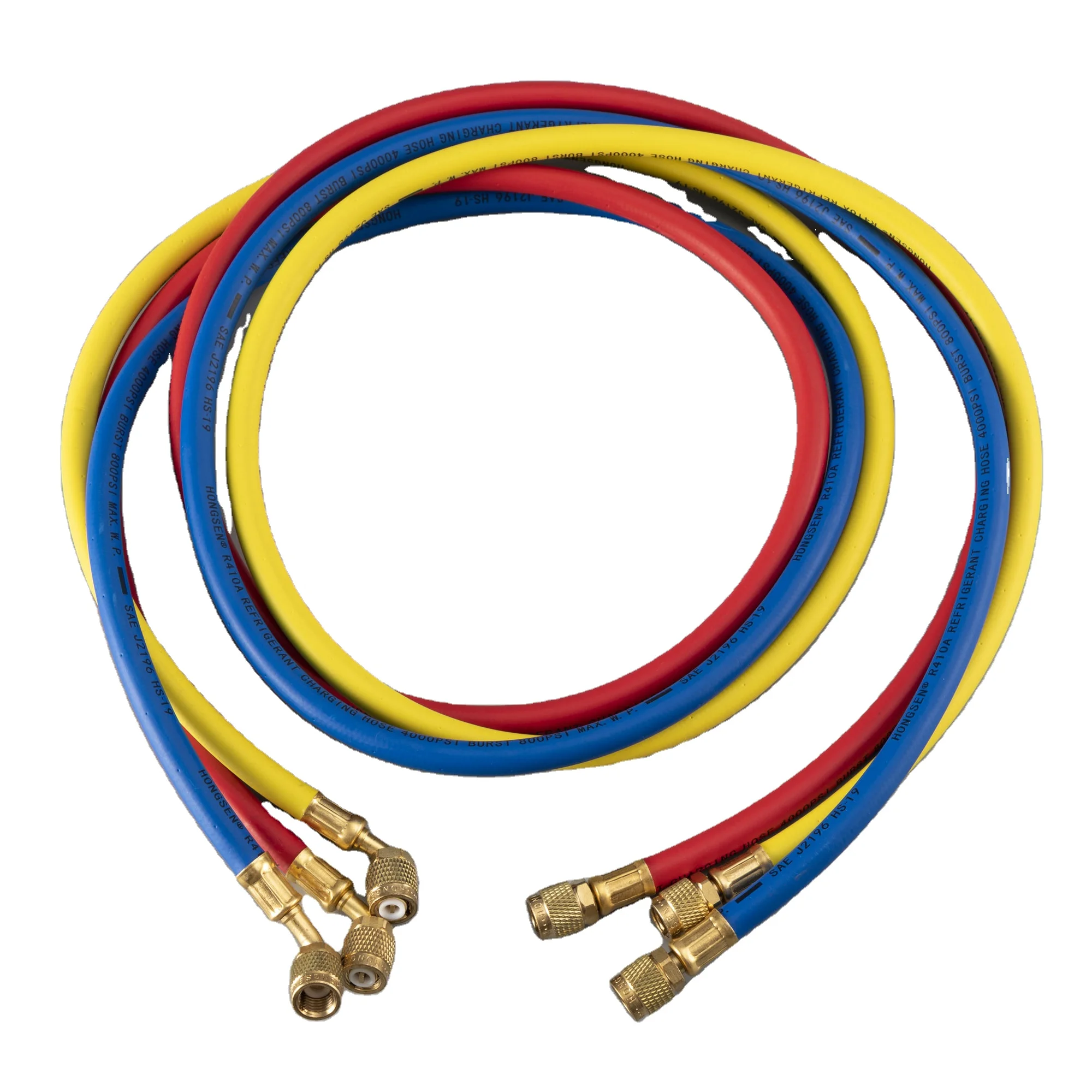 HONGSE R22 R134A 36inch 60inch 72inch flexible hose for Refrigeration charging