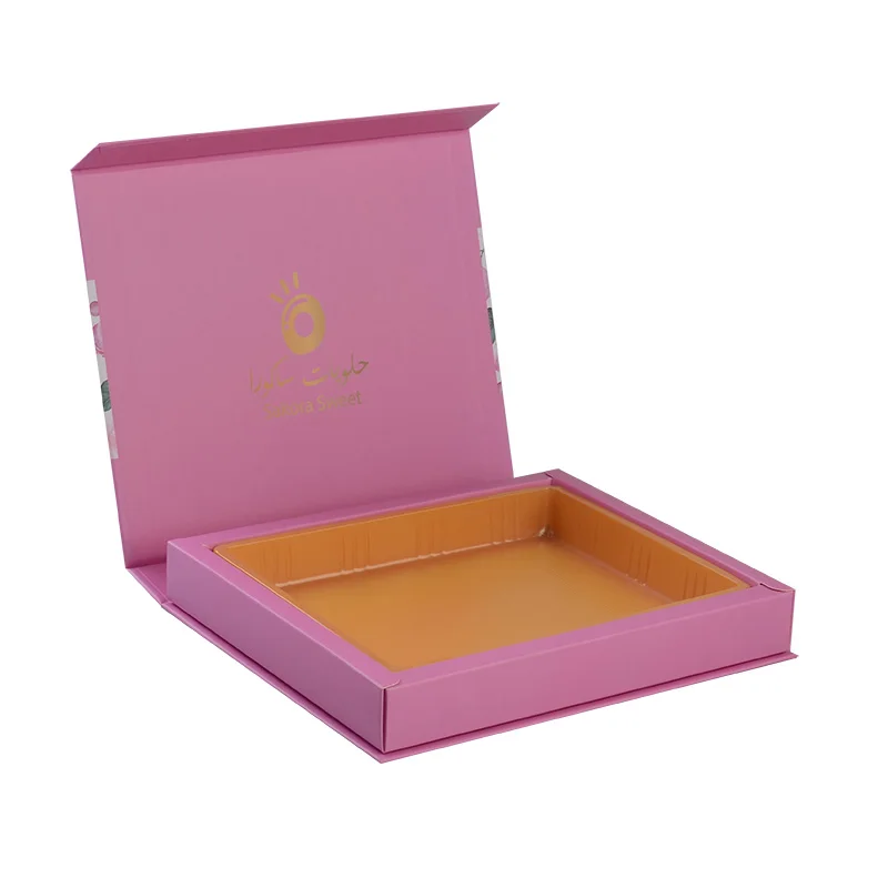 Wholesale luxury chocolate gift box manufacturers paper box food packaging with lid and dividers wedding sweet boxes