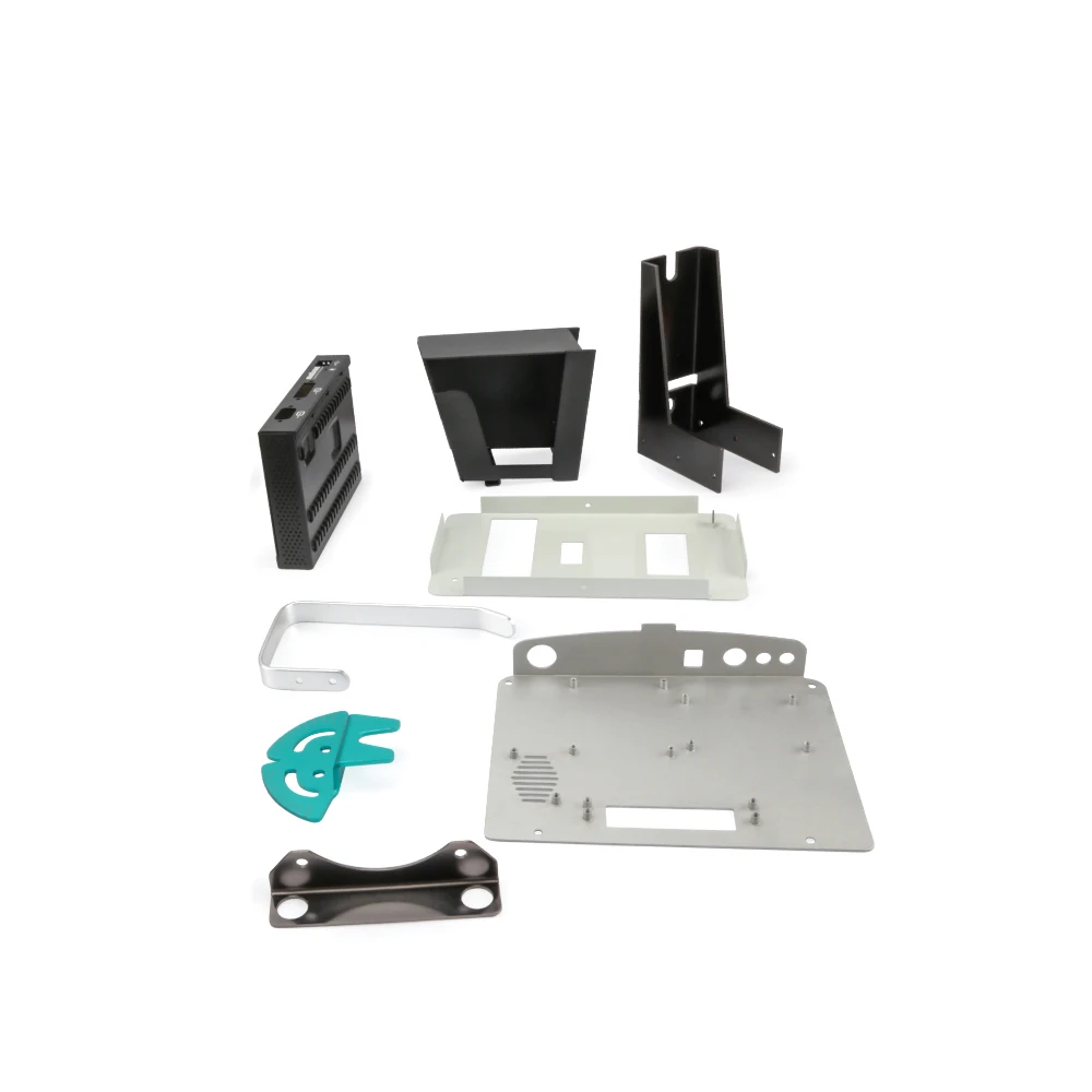 Customized aluminum audio amplifier professional enclosure titanium panel oem made speaker spare parts