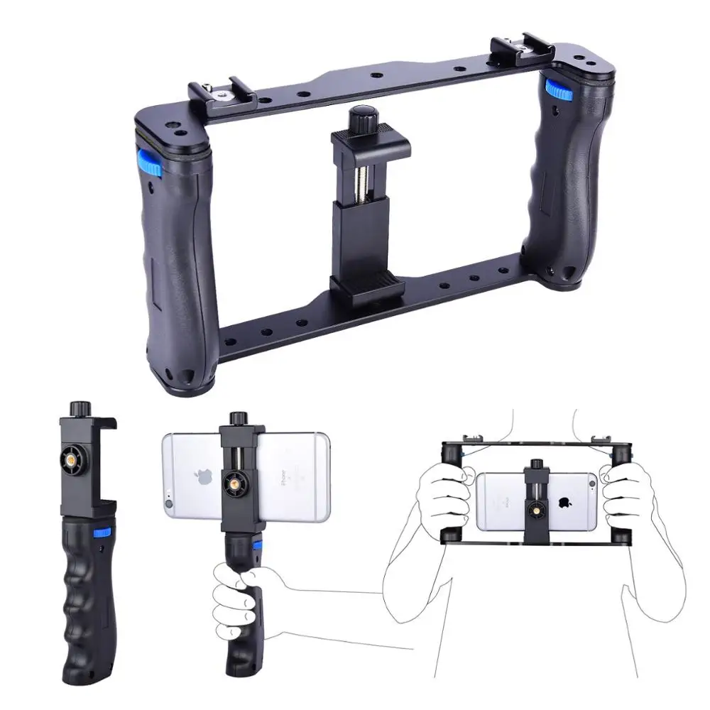 Smartphone Video Handheld Cage Kit Phone Cage Rig Kit