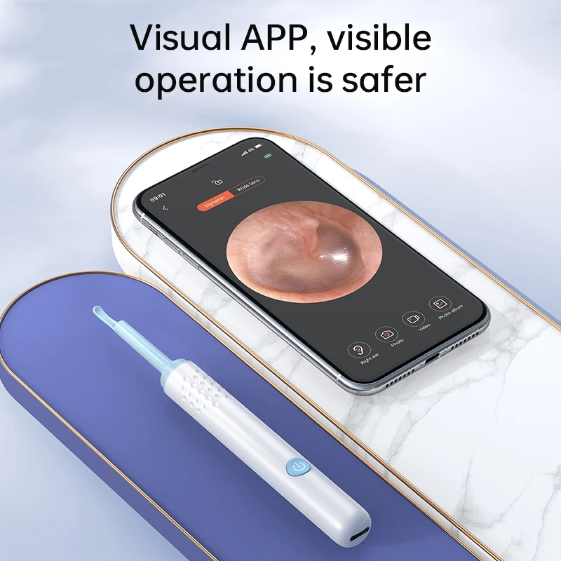 Dropshipping best selling N3 3.5mm Waterproof Camera Diameter Ear Endoscope LED Ear Wax Cleaner with Camera