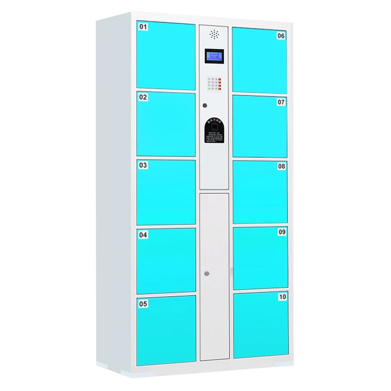10 Steel waterproof storage smart  locker Fingerprint locker Electronic locker