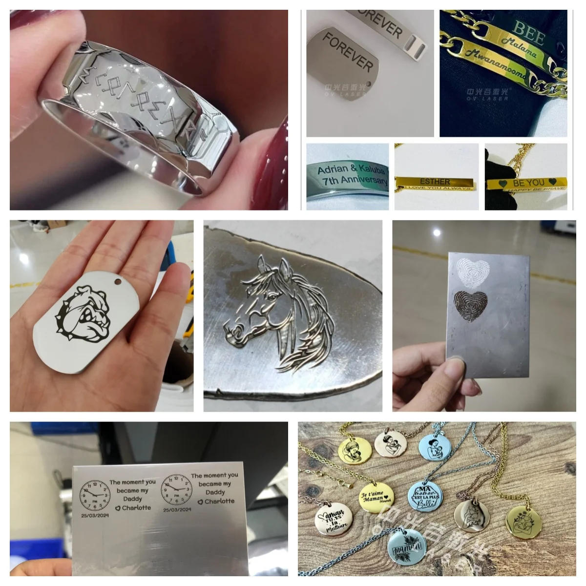 Cheap 30W fiber laser marking machine price jewelry laser engraver ring laser engraver