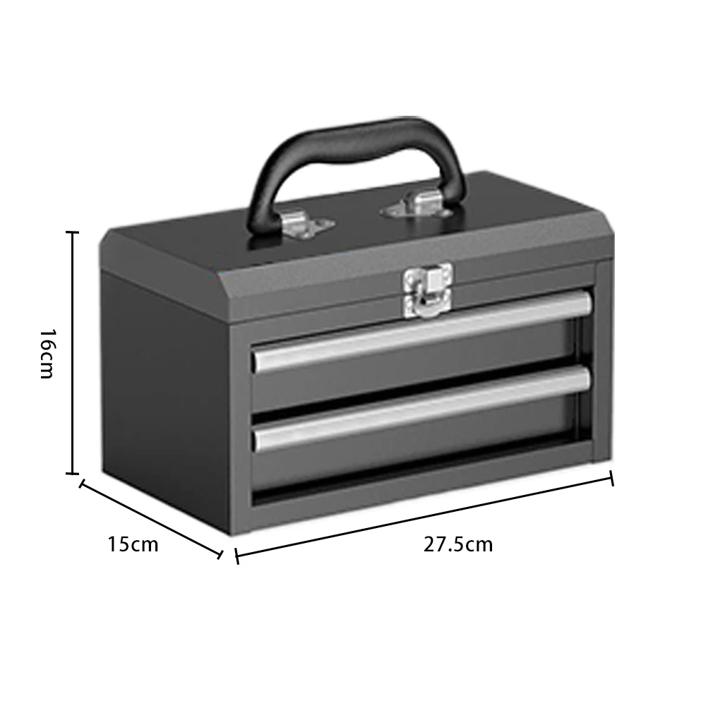 Metal Portable Tool Box Hardware Storage Cabinet with Drawer Car Tool Cabinet Garage Storage Organizer Cabinet
