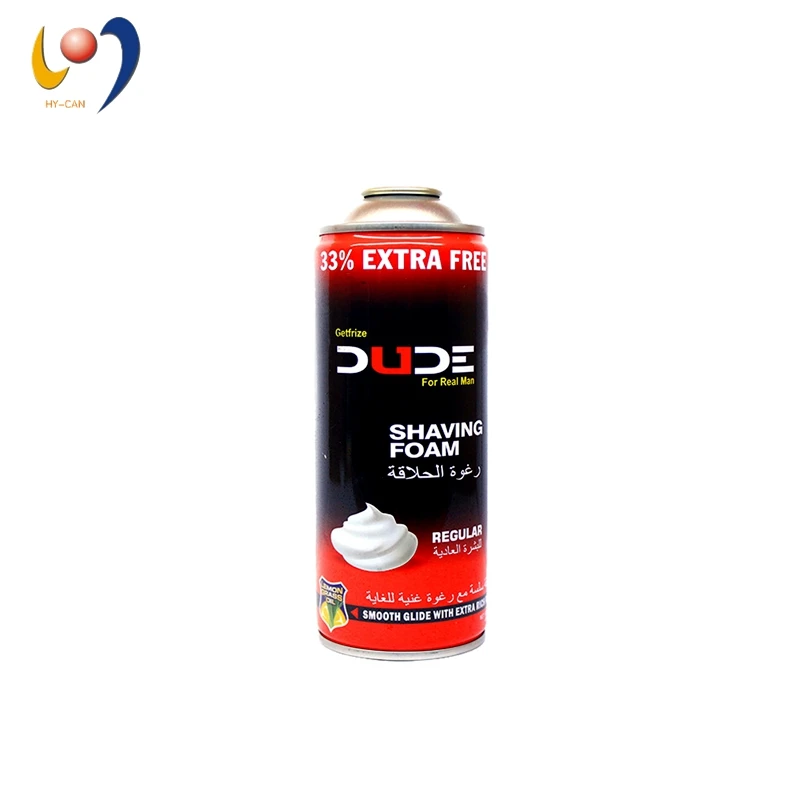 Different Size Function Tinplate Aerosol Cans Shaving Foam Empty Tin Cans Sale for Shaving Foam