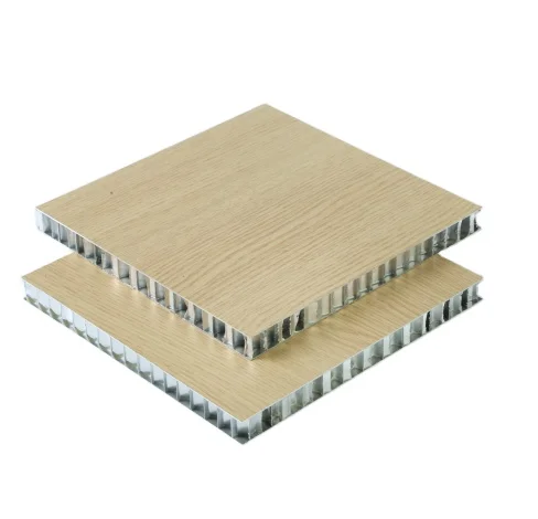 Factory Price Wood Grain Transfer Aluminum Honeycomb Composite Panel for Building Materials for House Construction
