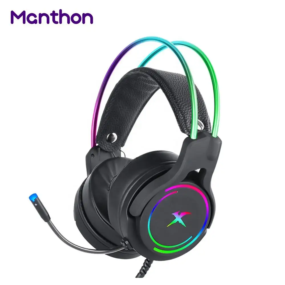 Factory Wholesale Low Price Waterproof Computer Headset Gamer Noise Cancelling Over-Ear Headphone Gaming Headset