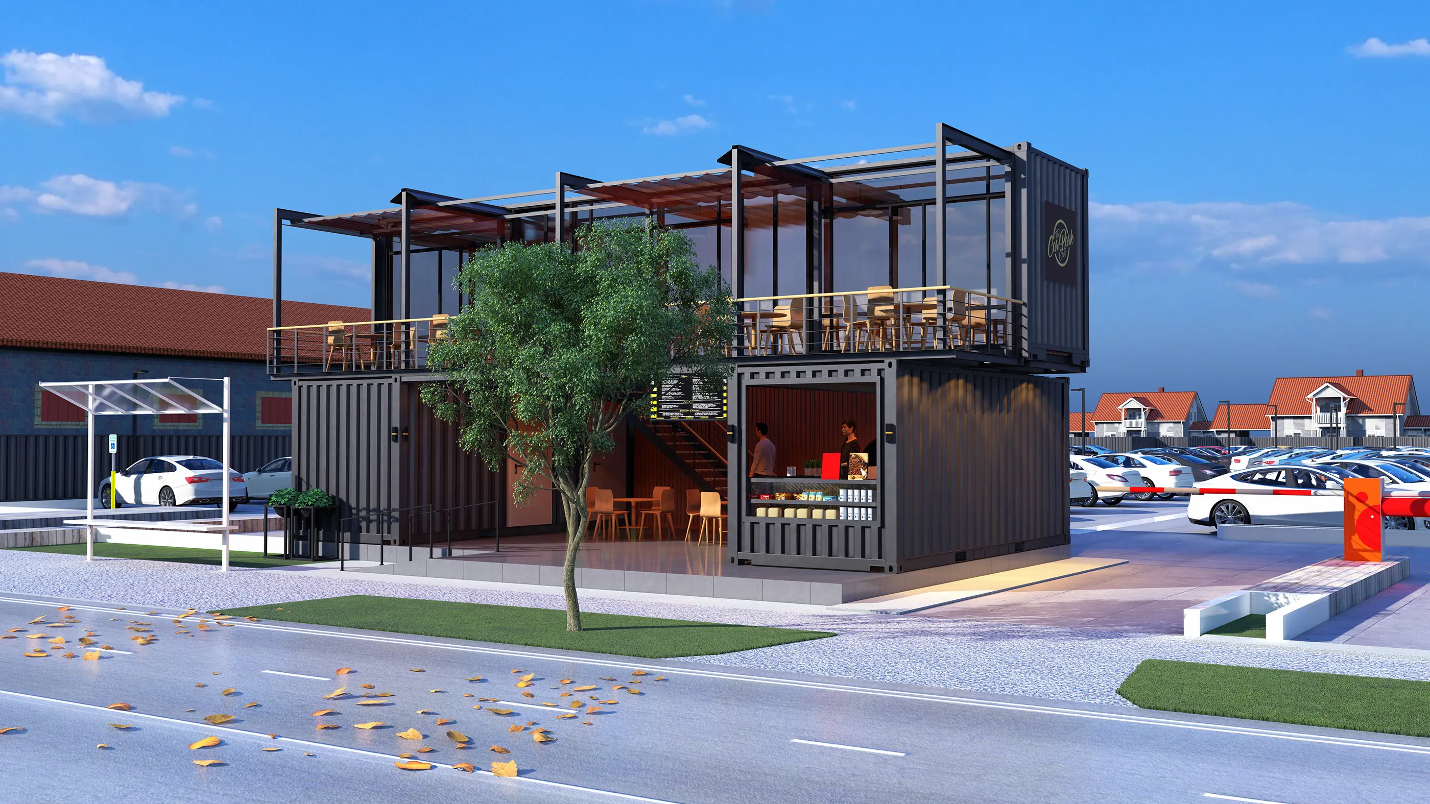 2021 Special hot selling 40 foot container prefab homes houses for sale on line