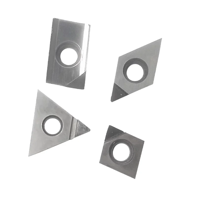 Qiye CNC diamond turning tools super hard high precision APKT TCGT TPGH WNMG PCD inserts for copper aluminum