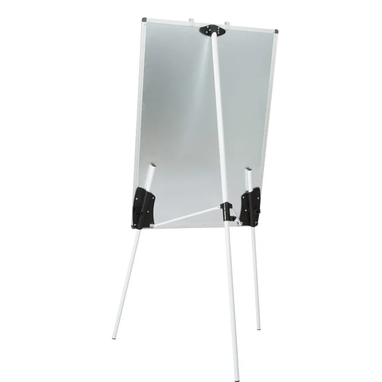 Standard Size Home Office Foldable Stand Whiteboard Magnetic Dry Erasable Whiteboard Tripod Flip Chart