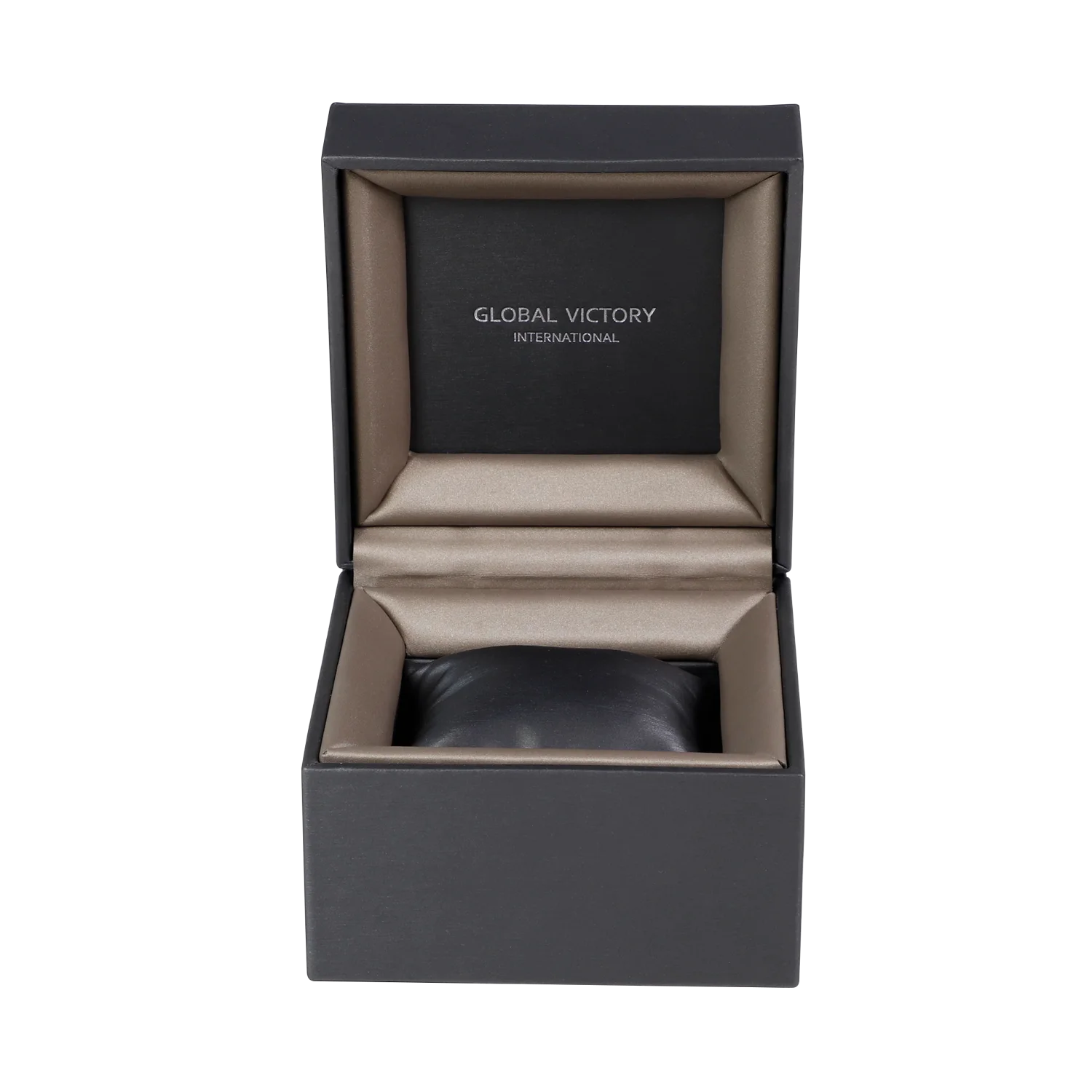 Nobel Single Slot Watch Case Packaging Wholesale OEM Custom Logo Watch Box Luxury Black Leather Men Watch Box