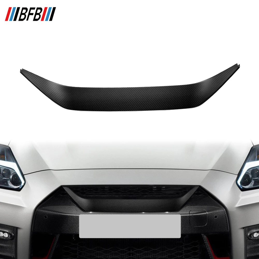 BFB матовая передняя решетка из углеродного волокна бампер для Nissan GTR R35 2009-2013