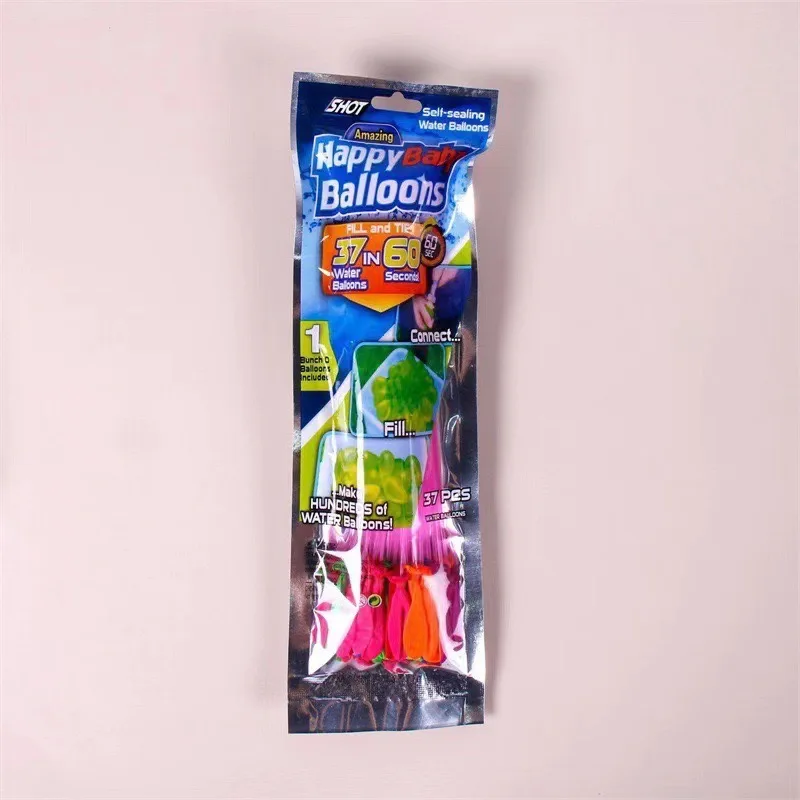 Hot Sale 3 Bunch Easy Rapid Quick Fill Magic Self Sealing Water Balloon 111 Ball Bomb Boobs Quick Fill For Water Fighting Game