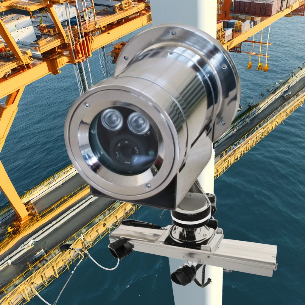 New Drill Rig Camera System with CCTV Monitoring for Manufacturing Plants and Machinery Repair Shops Recording Feature Included