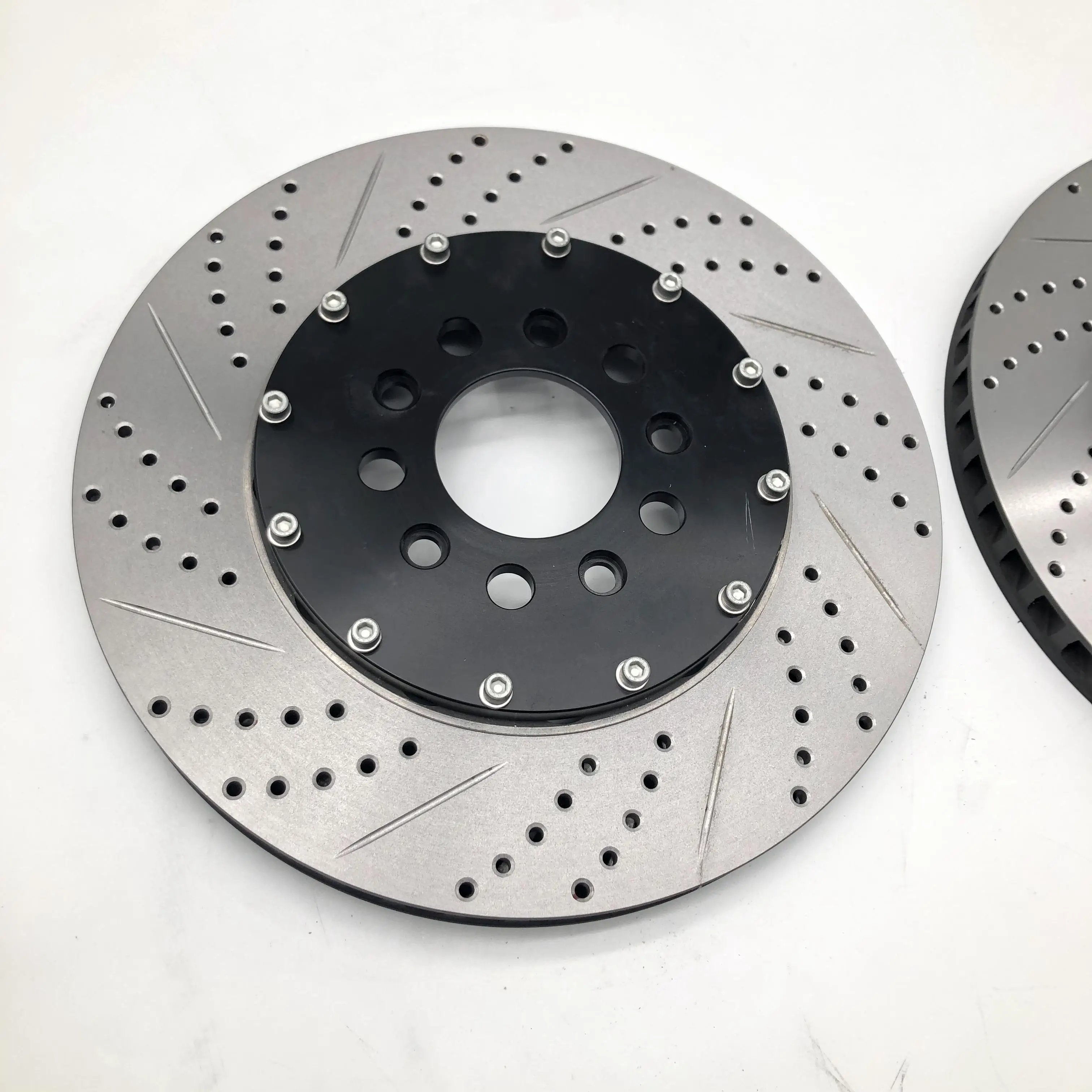 High-Performance Custom Stainless Front Rear Drilled and Slotted Brake Disc Rotor for Toyota f30 e36 e46 Mazda Audi A4 B9 New