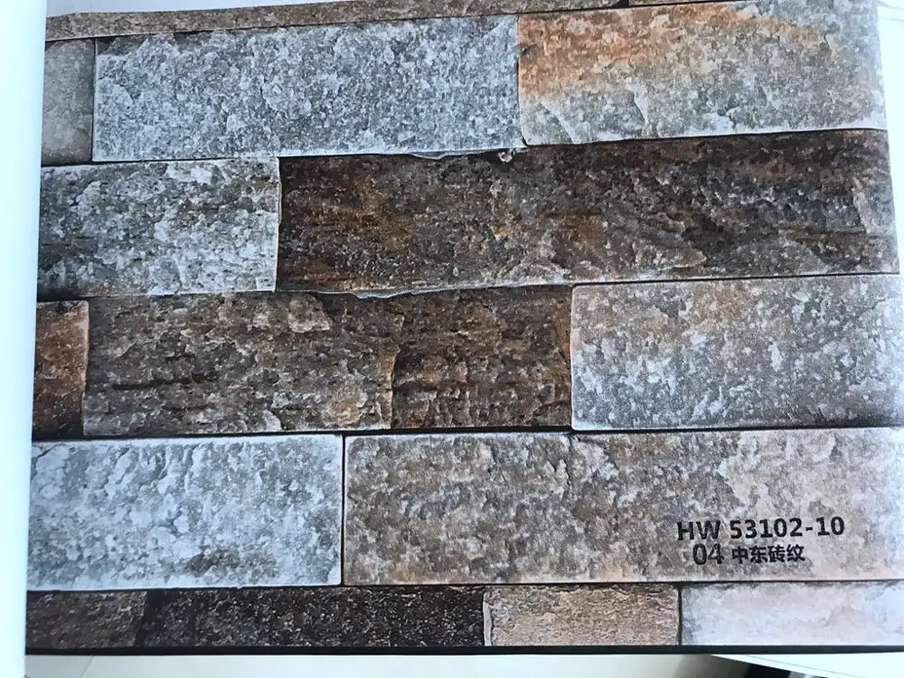 Различные панели 3D из ПВХ с кирпичным дизайном для внутренней отделки потолка и стен