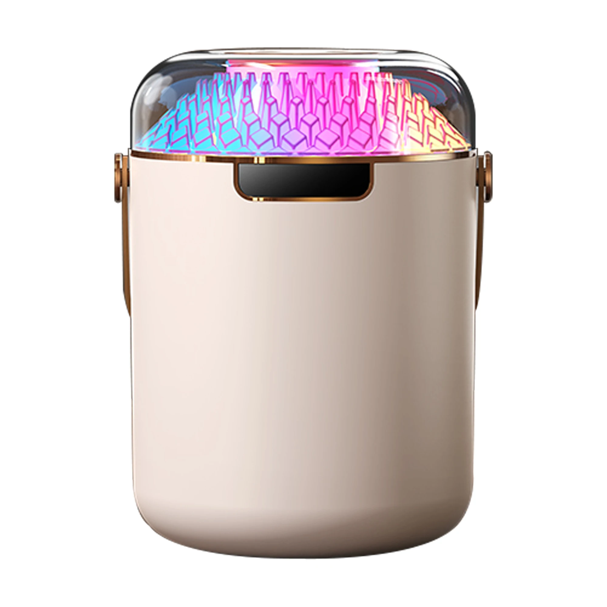 Dual sprays new home car USB rechargeable simulation flame humidifier RK-C310 360ml large capacity colorful lights humidifier