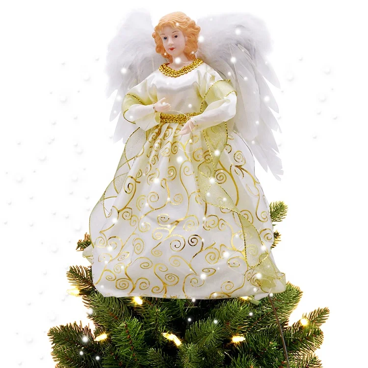 High Quality Holiday Decoration Christmas Tree Angel with LED Lights